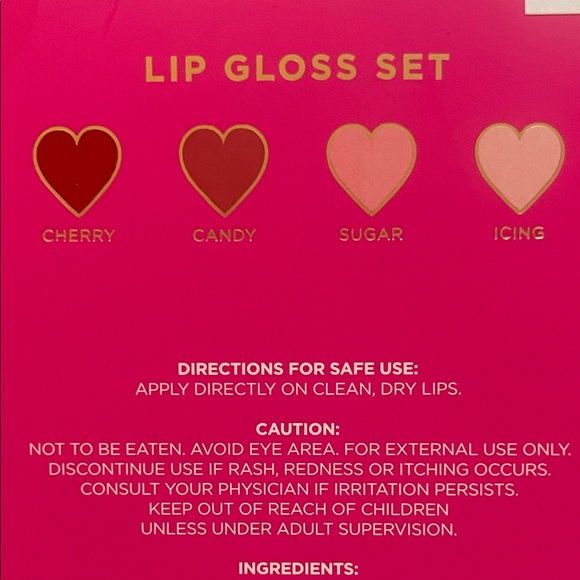 Juicy Couture Lip Gloss Set - Red and Pink Shades - Picture 2 of 2